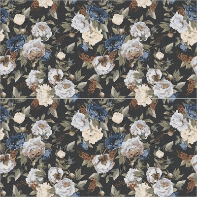 Seamless Retro Pastoral Style Marble Stone Floral Patchwork Pattern Tiles Small Tiles Antique Tiles Floor Tiles Wall Tiles