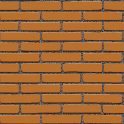 Seamless yellow brick wall exterior wall ground