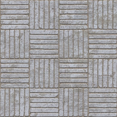 Seamless parquet cement floor tile pavement road ground square paving