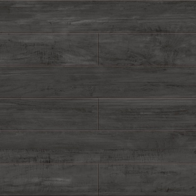 Seamless dark distressed wood grain flooring