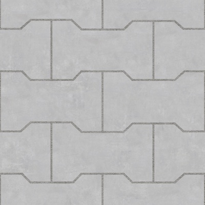 Seamless parquet cement floor tile pavement road ground square paving