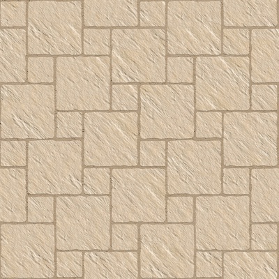 Seamless granite stone geometric parquet floor tile sidewalk road ground square paving