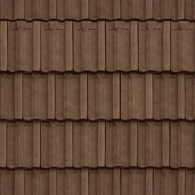 Seamless Chinese Building Roof Red Clay Asphalt Tiles