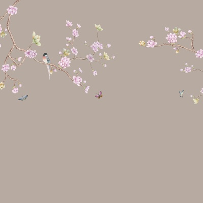 New Chinese flower and bird wallpaper