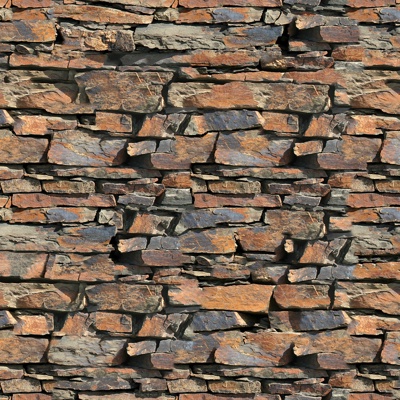 Seamless outdoor building rock block stone wall brick wall ground