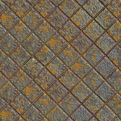 Seamless wrought iron sheet steel texture