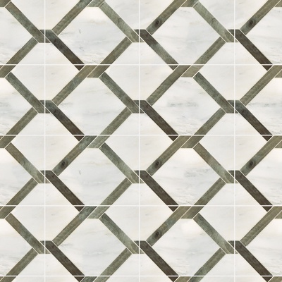 Seamless Modern Marble Stone Geometric Splicing Parquet Pattern Tile Floor Tile Wall Tile