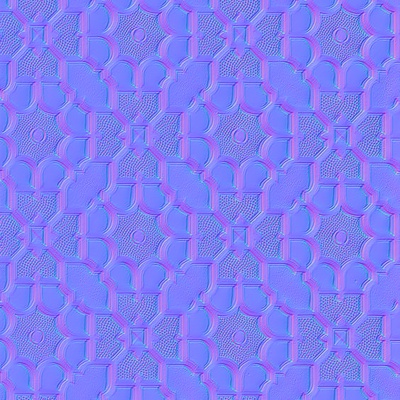 Diamond lattice normal bump