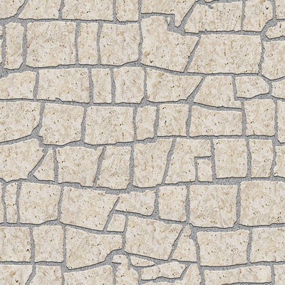 Seamless irregular mosaic slate floor tile pavement road ground square paving