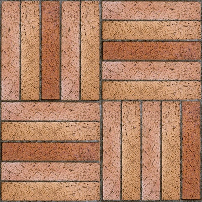 seamless red brick parquet stone ground