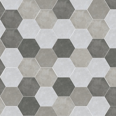 seamless hexagonal mosaic tile mosaic ground stone