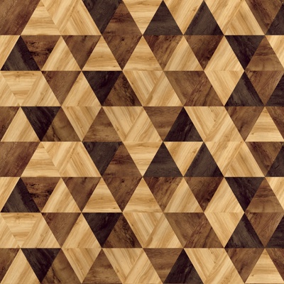 Seamless Triangle Parquet Wood Grain Wood Floor