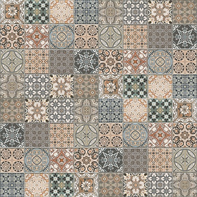 Seamless Retro Style Marble Stone Patchwork Pattern Tiles Small Tiles Antique Tiles Floor Tiles Wall Tiles