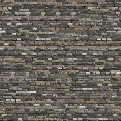 Seamless aging old black gray brick wall outdoor wall tiles