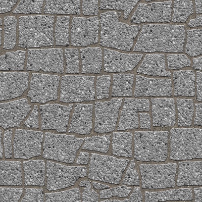 Seamless irregular mosaic slate floor tile pavement road ground square paving