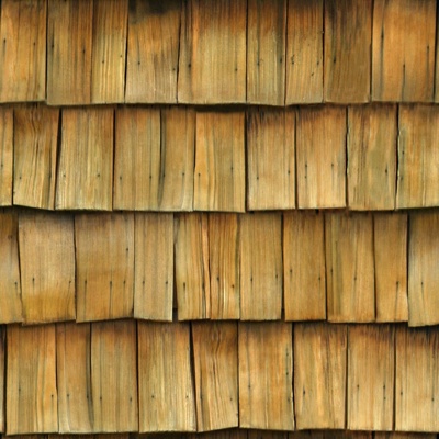 Seamless old villa building roof anti-corrosion wood tiles