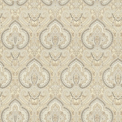 Seamless creamy-white European French classical pattern wallpaper wall covering wall covering