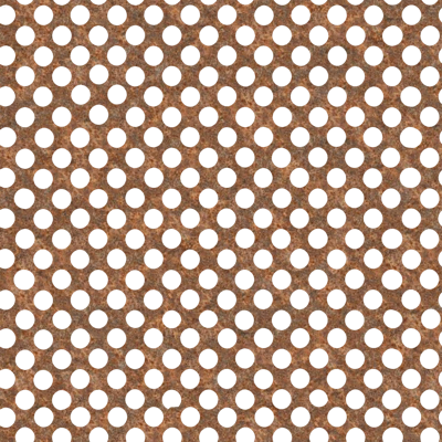 Seamless buckle-free old rusty hollow punching plate perforated metal plate aluminum plate