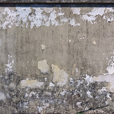 Seamless gray dirty old concrete cement wall