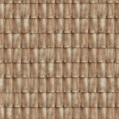 Seamless villa building roof clay ceramic tiles