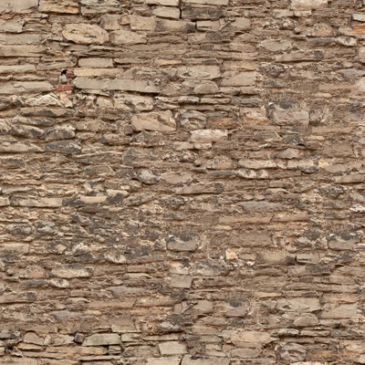 Seamless old damaged outdoor building rock stone wall brick wall