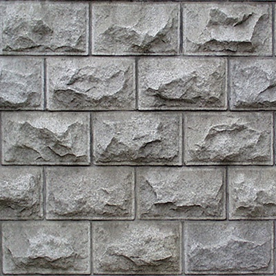 Cultural stone wall brick staggered turn