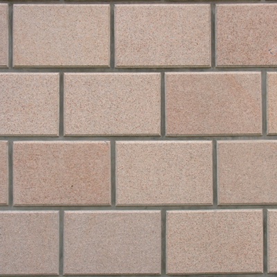 Brick wall stone wall staggered seam brick