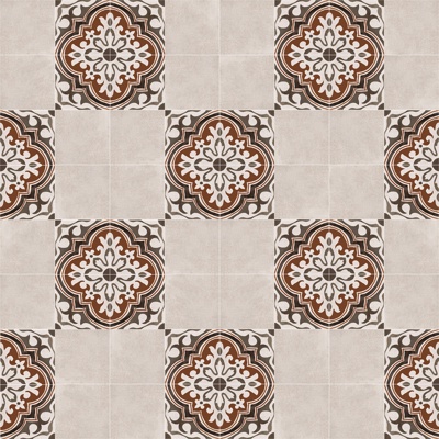 Seamless European style retro cement concrete stone geometric mosaic pattern ceramic tile tile floor tile wall tile