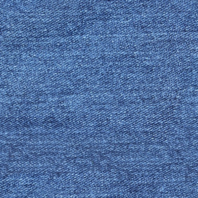 Seamless Blue Denim Cloth Fabric Sand Release Coarse Cotton Hemp Knitted Fabric