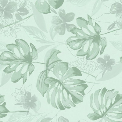 Pastoral pattern wallpaper