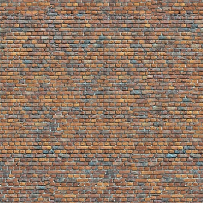 Seamless aging old red brick wall outdoor wall tiles