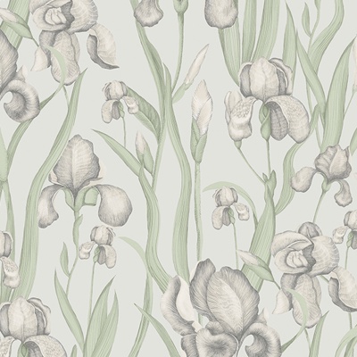Pastoral pattern wallpaper