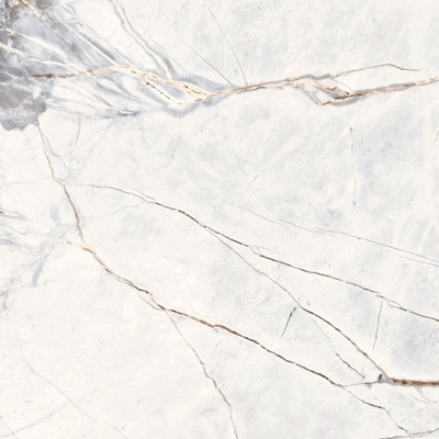 Silver white marble