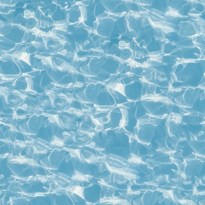 Seamless blue swimming pool water ripple surface pool texture