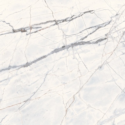 Silver white marble