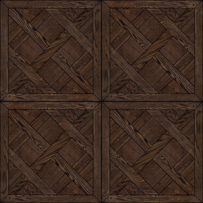 Seamless Geometric Parquet Textured Wood Floor