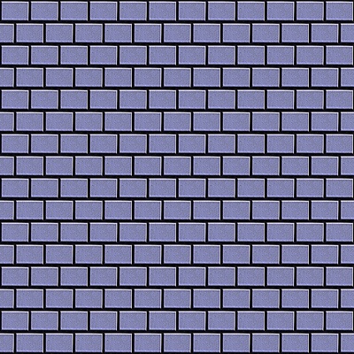 Blue brick wall staggered tile