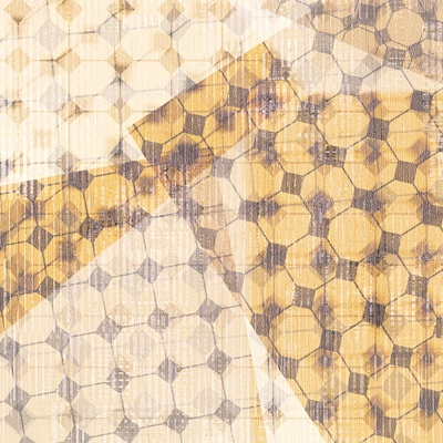 yellow geometric wallpaper