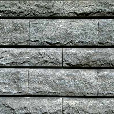 Stone wall culture stone brick wall gray