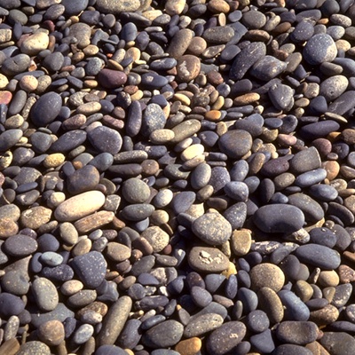 Gravel cobblestone ground