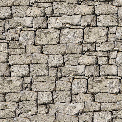 Seamless gray white outdoor building culture stone stone granite wall tile wall ground