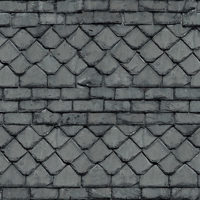 Seamless villa building roof Chinese antique slate tiles