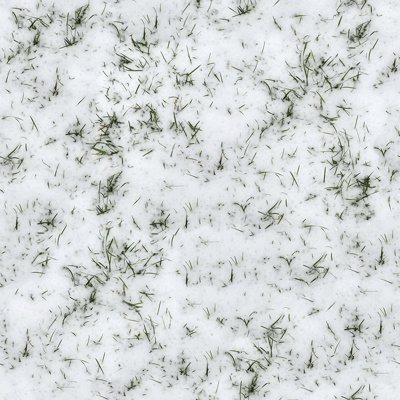 Seamless White Ice Ice Block Snow Soil Grass Lawn Grass Ground