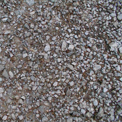 Seamless gravel macadam ground pavement