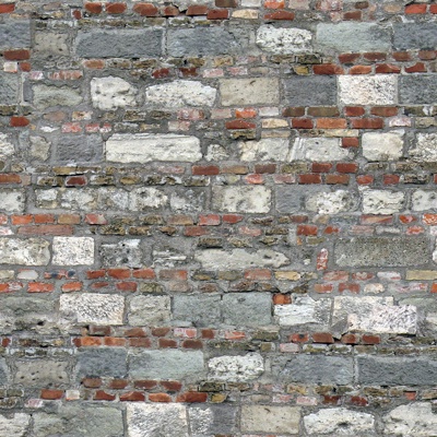 Seamless outdoor building rock block stone wall brick wall ground