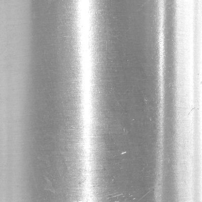 Silver gray brushed stainless steel polished metal plate