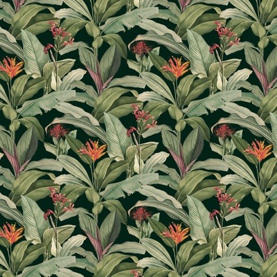 Modern Nordic Wallpaper Green Nordic Style Wallpaper Wall Tropical Rainforest Wallpaper Flower Bird Wallpaper Wallpaper Wall Cloth