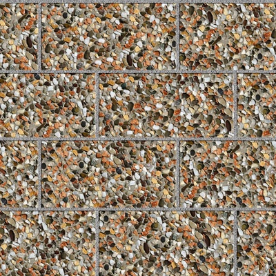 Seamless goose soft stone gravel gravel floor tile sidewalk road ground square paving