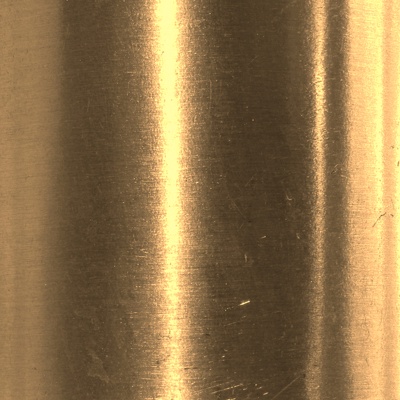 Gold brushed stainless steel polished metal plate