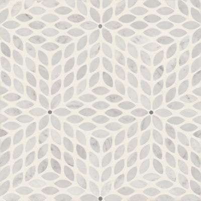 Light-colored vintage tiles